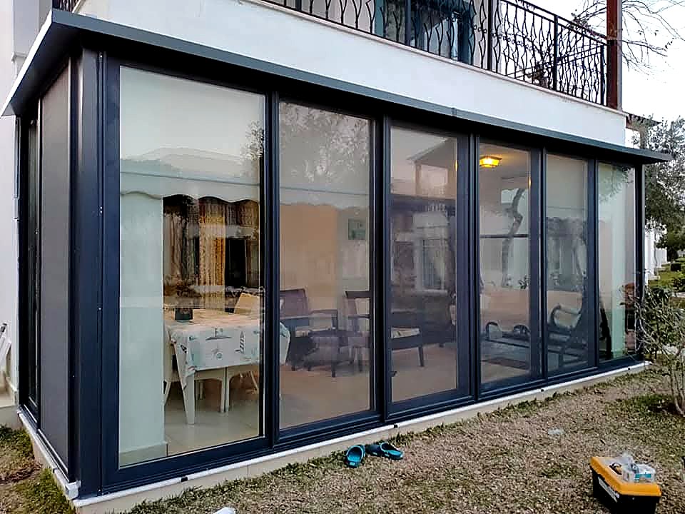 Pamay Yapı’nın Bodrum’da yaptığı kış bahçesi ve cam oda işi, 2. fotoğraf